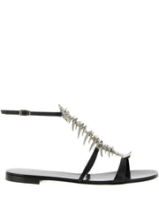 metal slim sandals