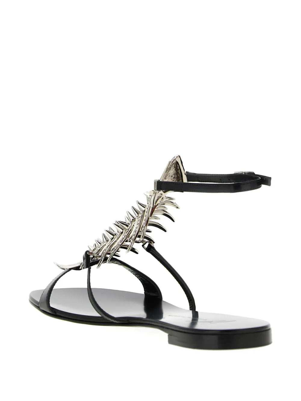 metal slim sandals