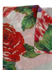 Floral-Print Silk Scarf