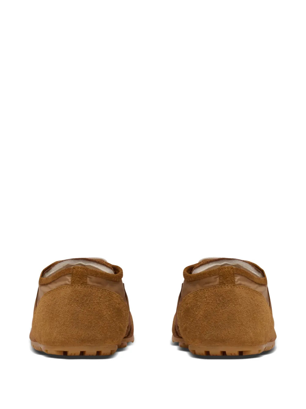 Racer suede panelled sneakers