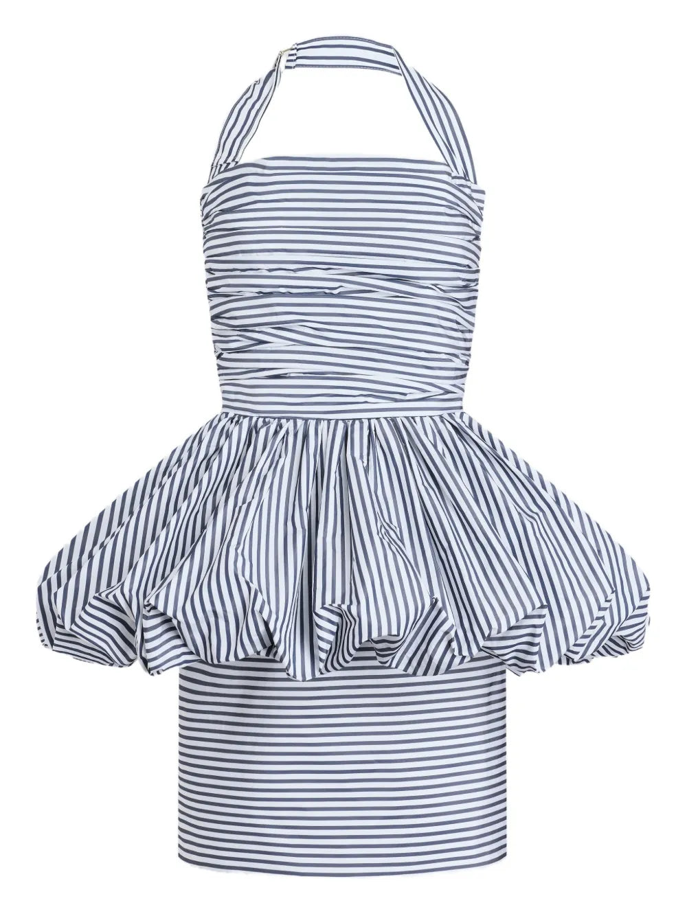 halterneck mini dress