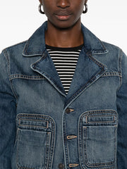 patch-pocket denim jacket
