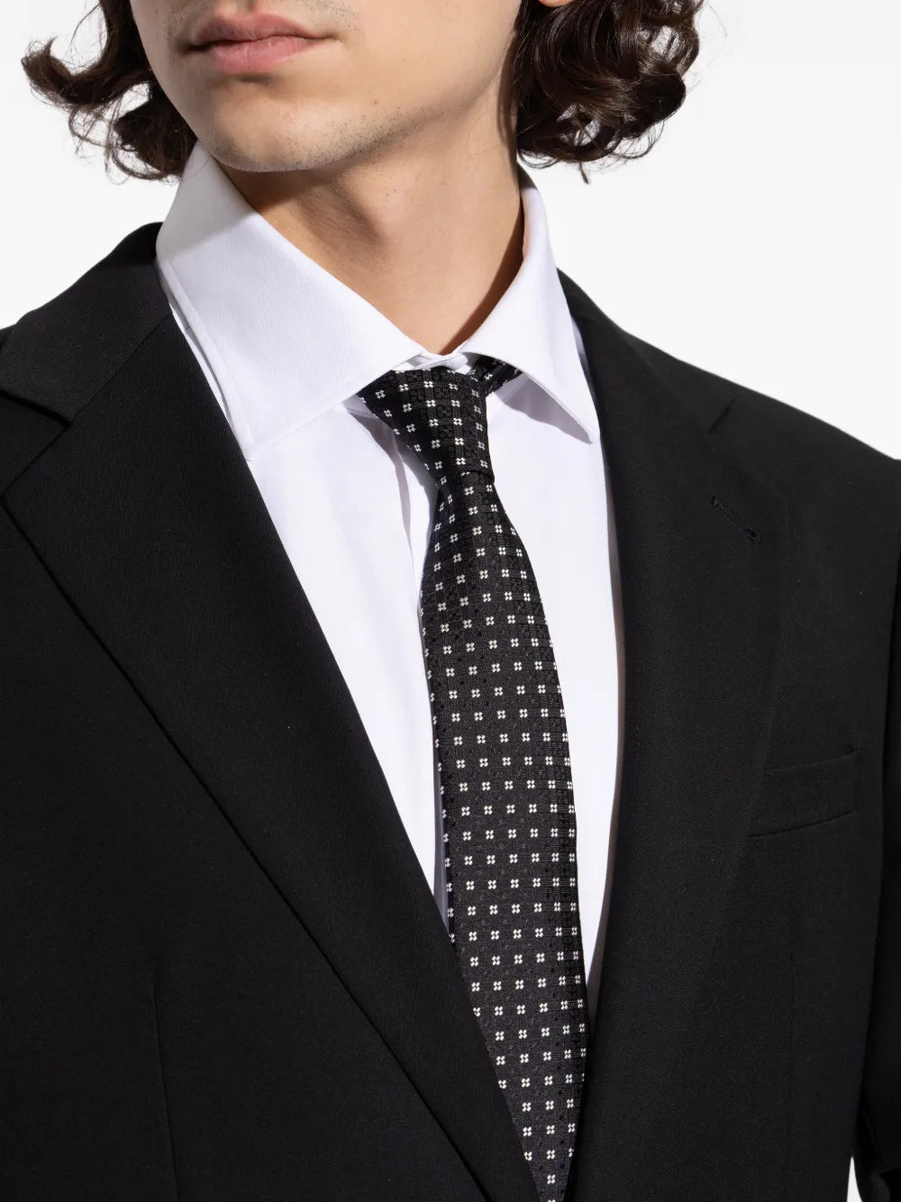 patterned tie