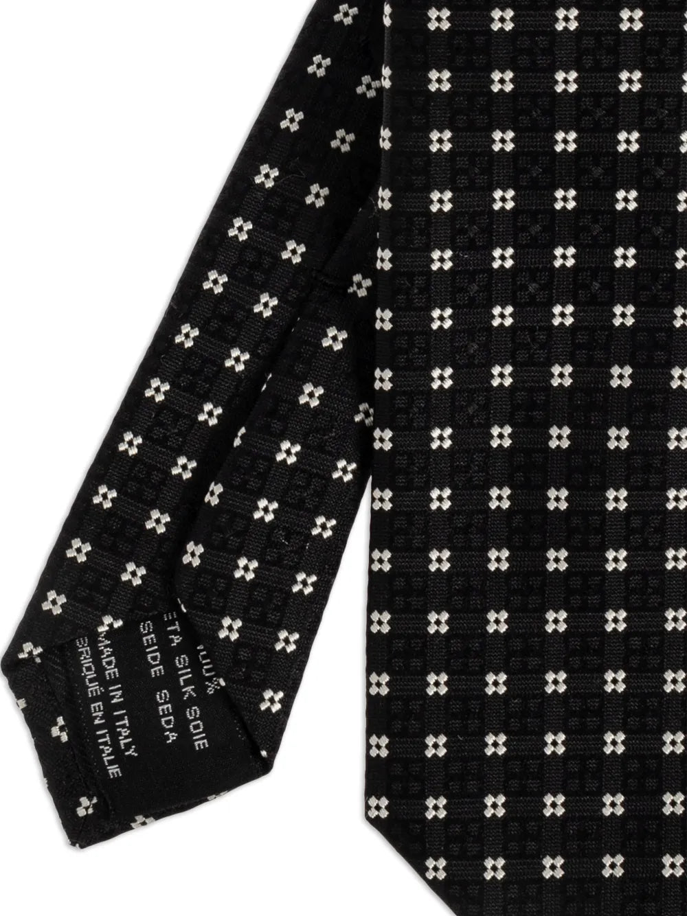 patterned tie