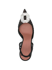 polka-dot heeled pumps