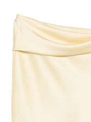 draped midi skirt