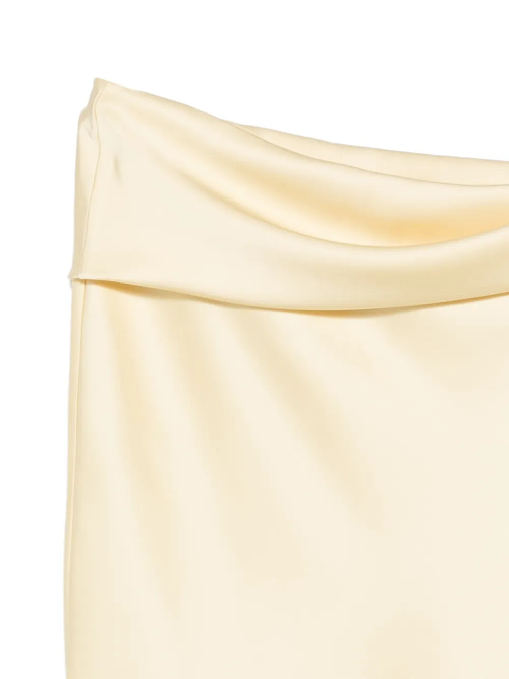 draped midi skirt
