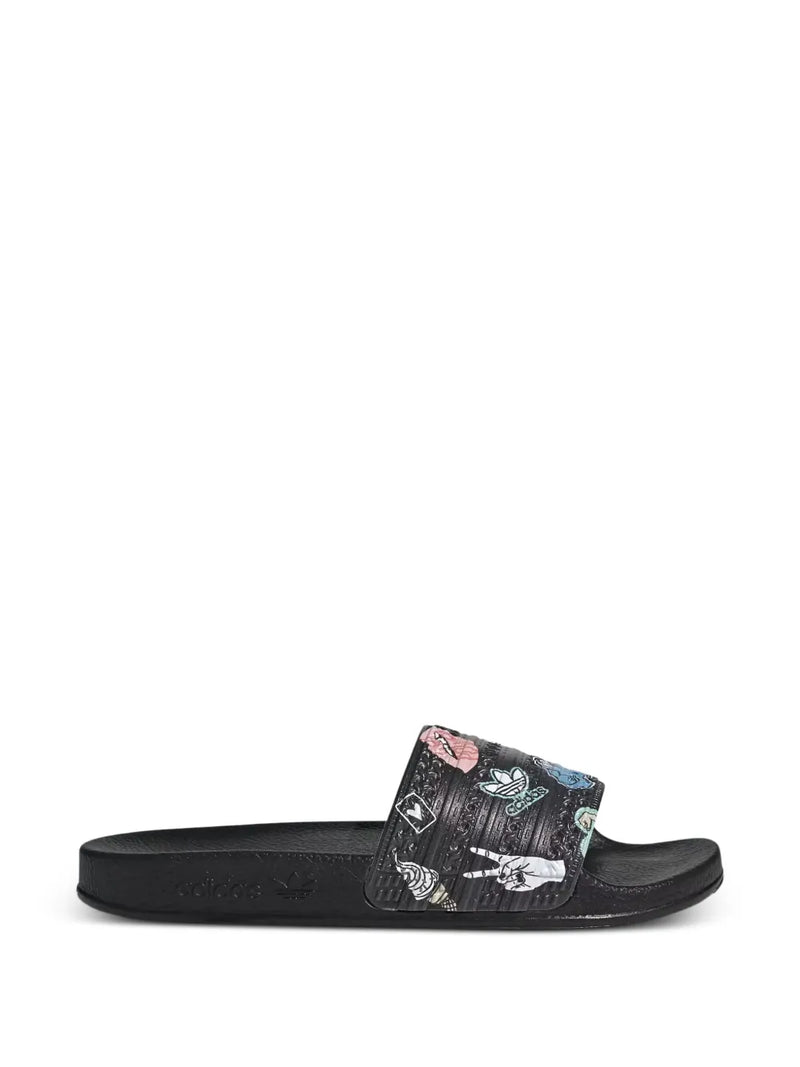 graphics adilette flip-flops
