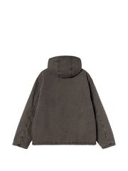 zip-up hooded jacket
