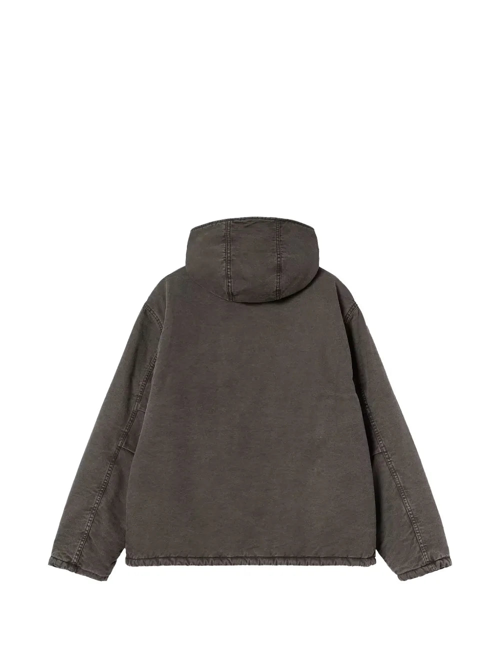 zip-up hooded jacket