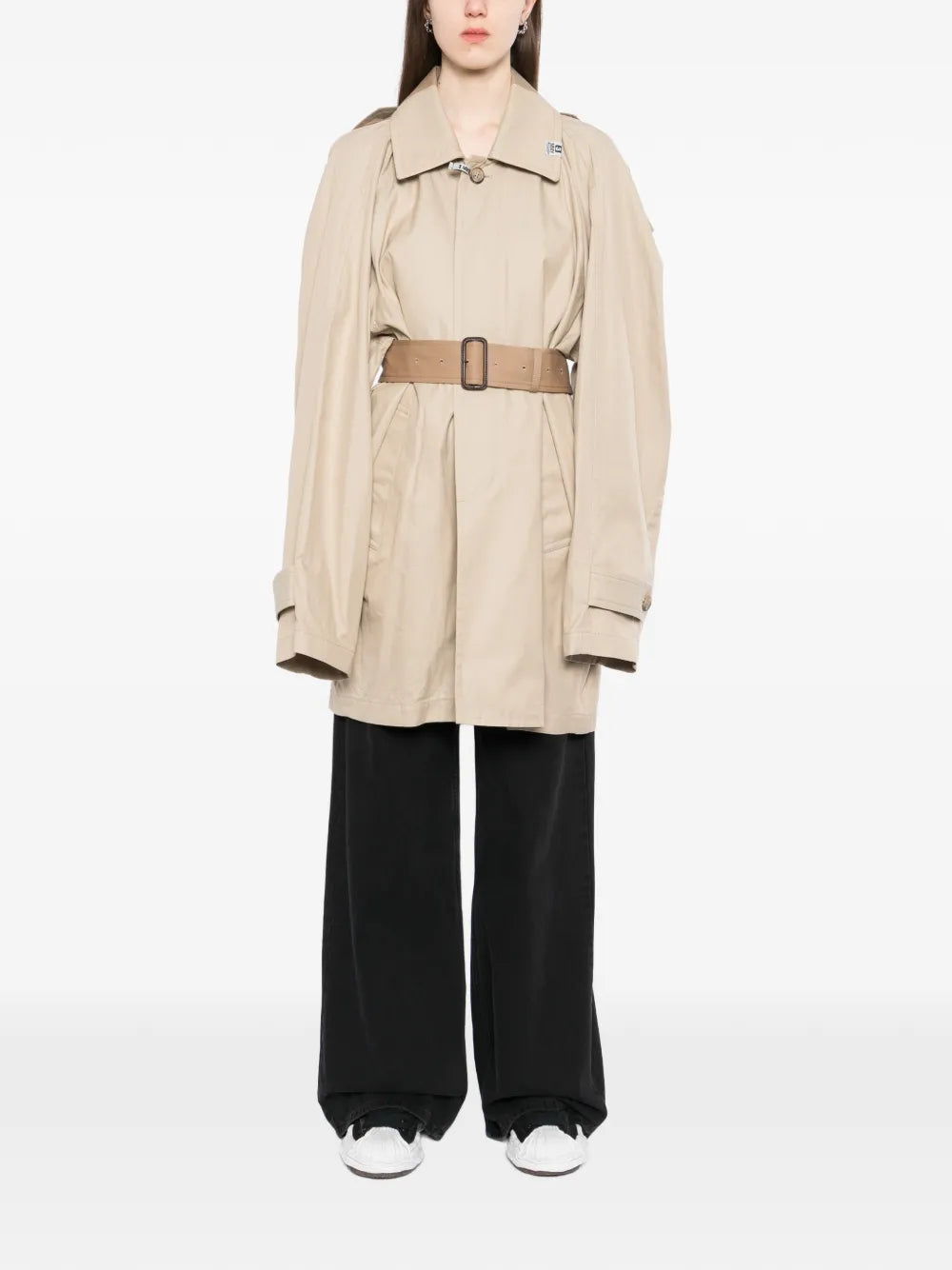 belted trench coat
