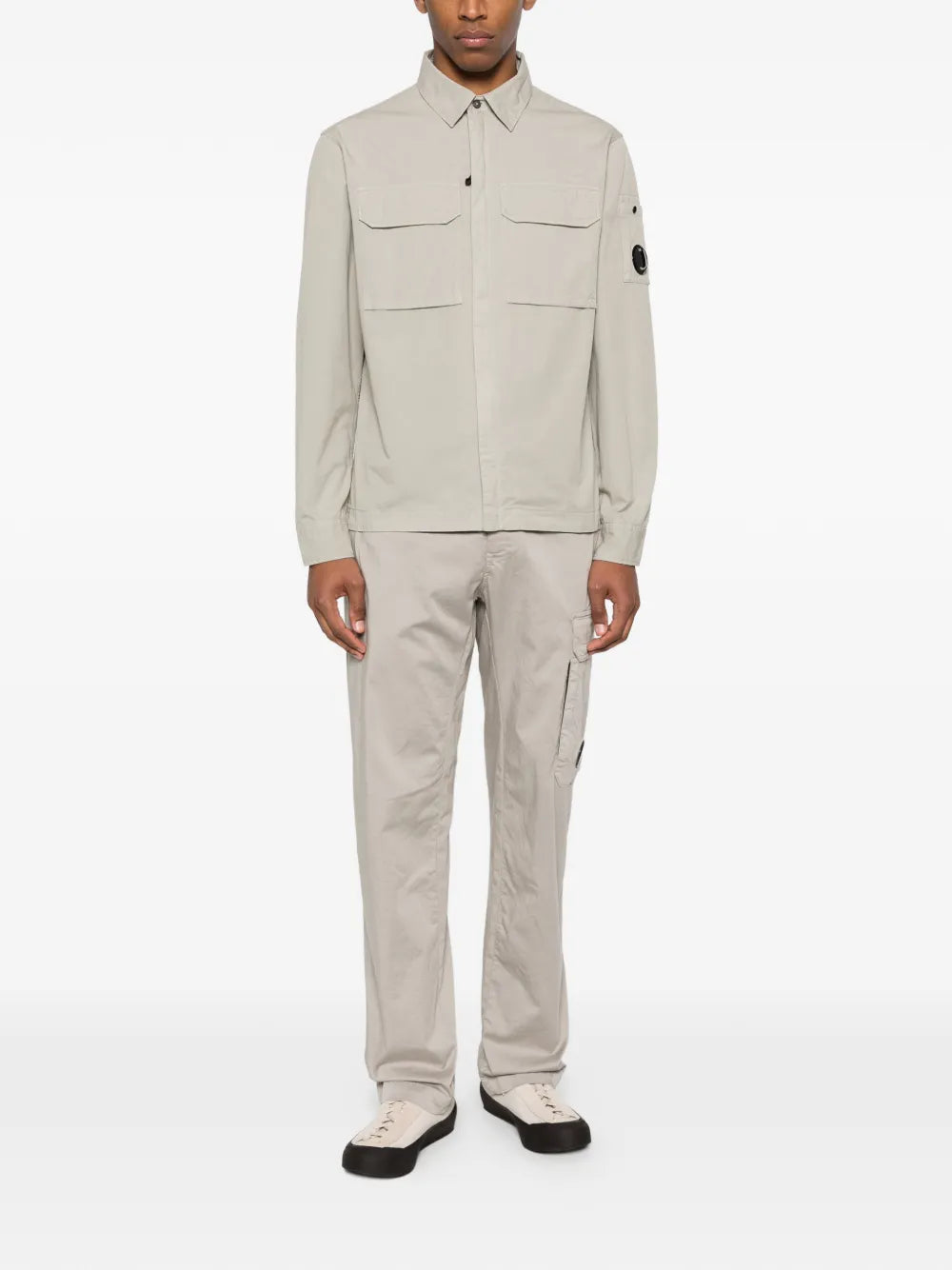 Lens-detail overshirt