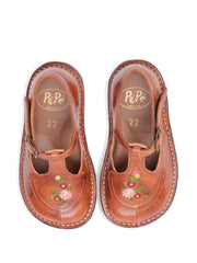 floral-embroidered shoes