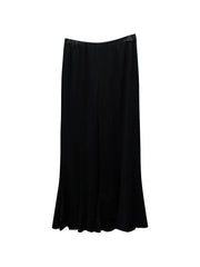 wide-leg satin trousers