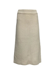 knitted midi skirt