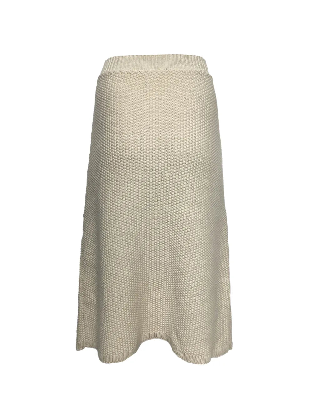 knitted midi skirt