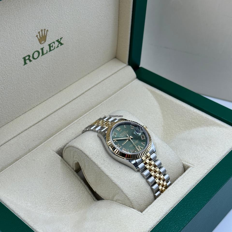 Rolex Datejust 31 278273 Green Roman VI diamonds jub 2025