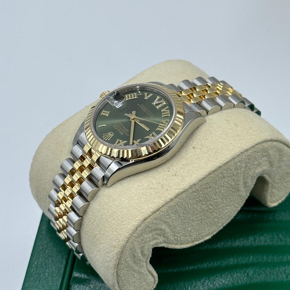 Rolex Datejust 31 278273 Green Roman VI diamonds jub 2025