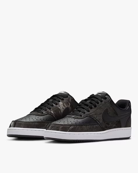 NIKE Court Vision Lo NN Lace-Up Sneakers black-grey