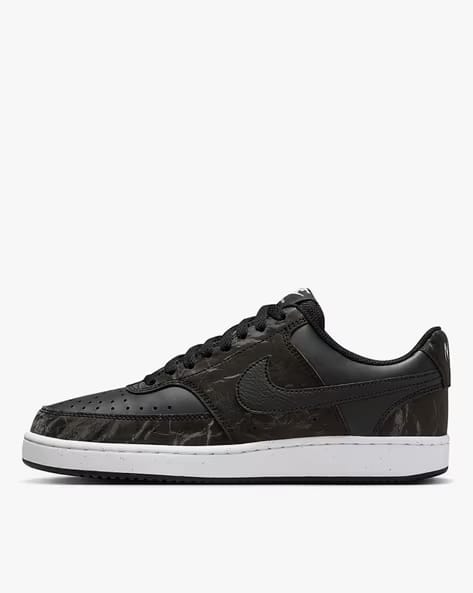 NIKE Court Vision Lo NN Lace-Up Sneakers black-grey