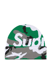 camouflage logo beanie hat