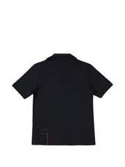 Goose V-neck short-sleeve polo shirt