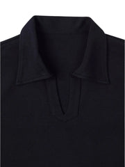 Goose V-neck short-sleeve polo shirt