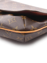 monogram-pattern shoulder bag