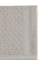 logo-pattern scarf