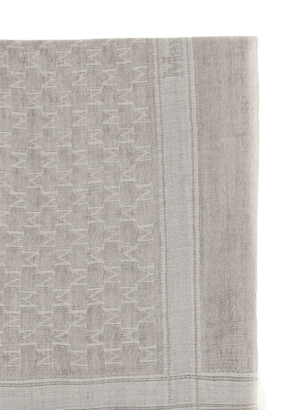 logo-pattern scarf