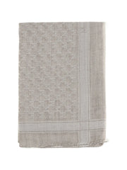 logo-pattern scarf