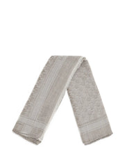 logo-pattern scarf