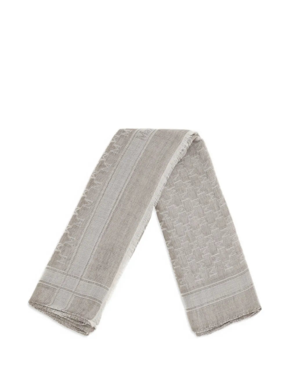 logo-pattern scarf