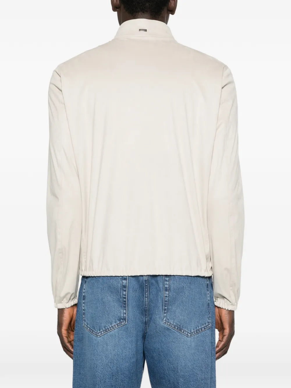 zip-up long-sleeve jacket