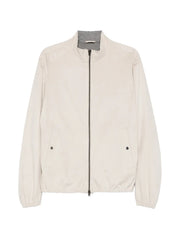 zip-up long-sleeve jacket