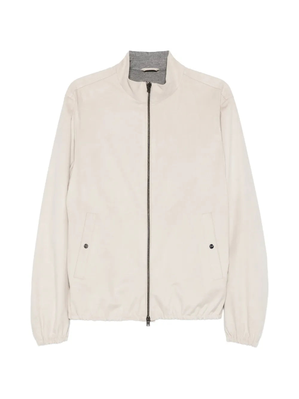 zip-up long-sleeve jacket