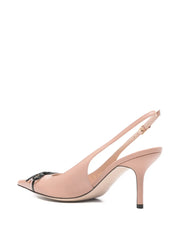 bow slingback pumps