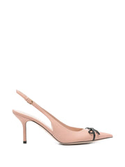 bow slingback pumps