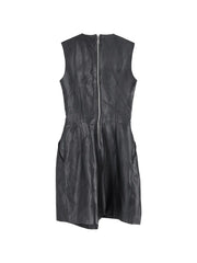 pleated mini dress