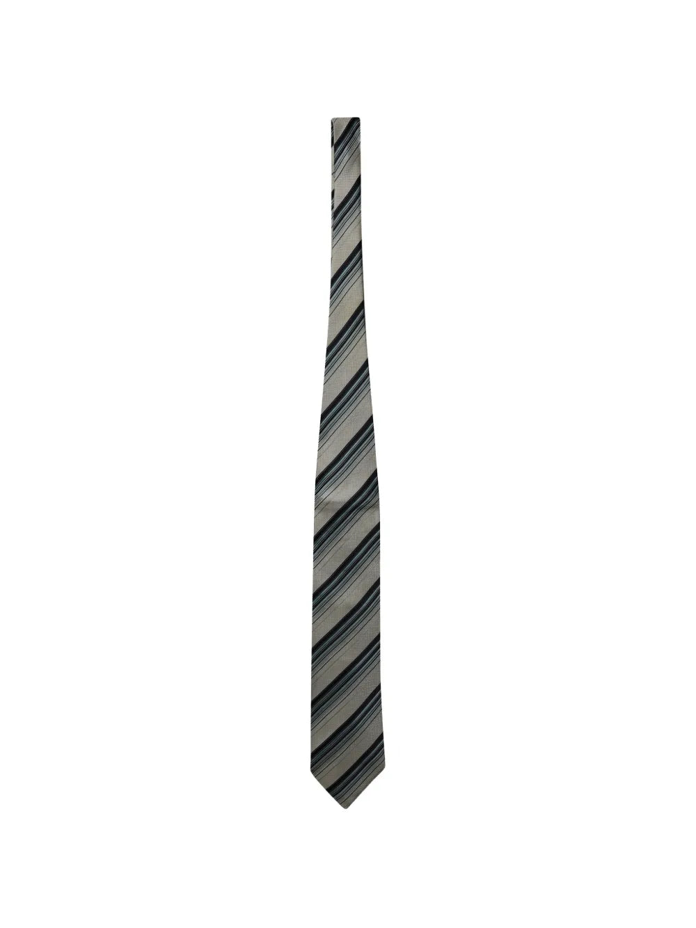 striped silk tie