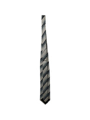 striped silk tie