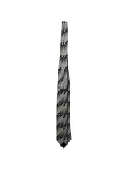 striped silk tie