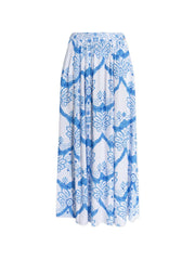 Shiloh floral-print skirt