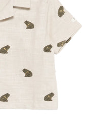 Deccie frog button-down shirt