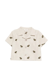 Deccie frog button-down shirt