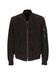 suede bomber jacket