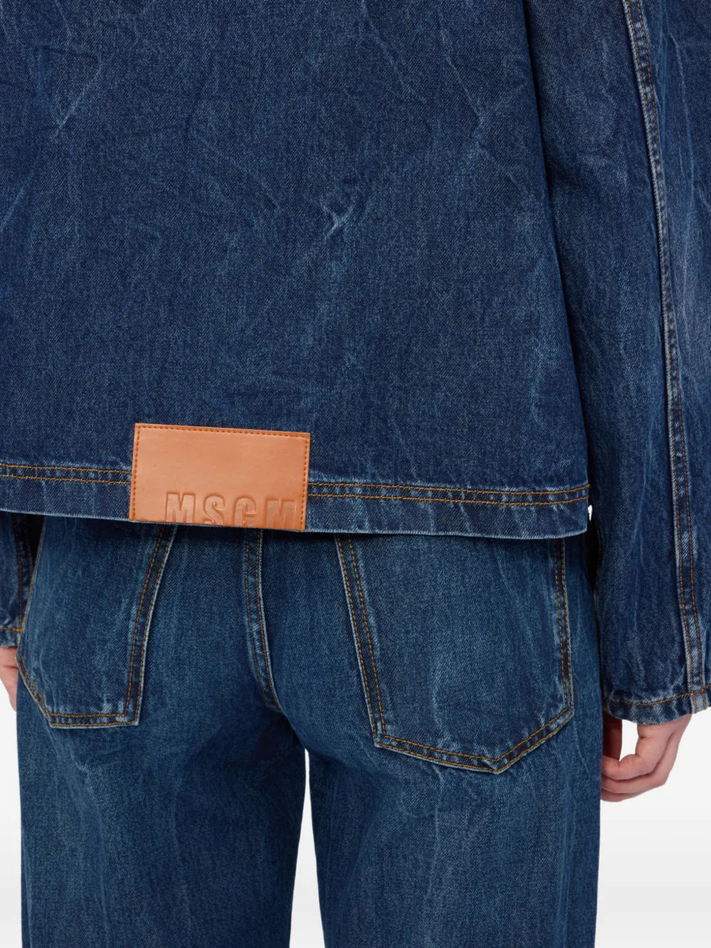 patch-pocket denim jacket