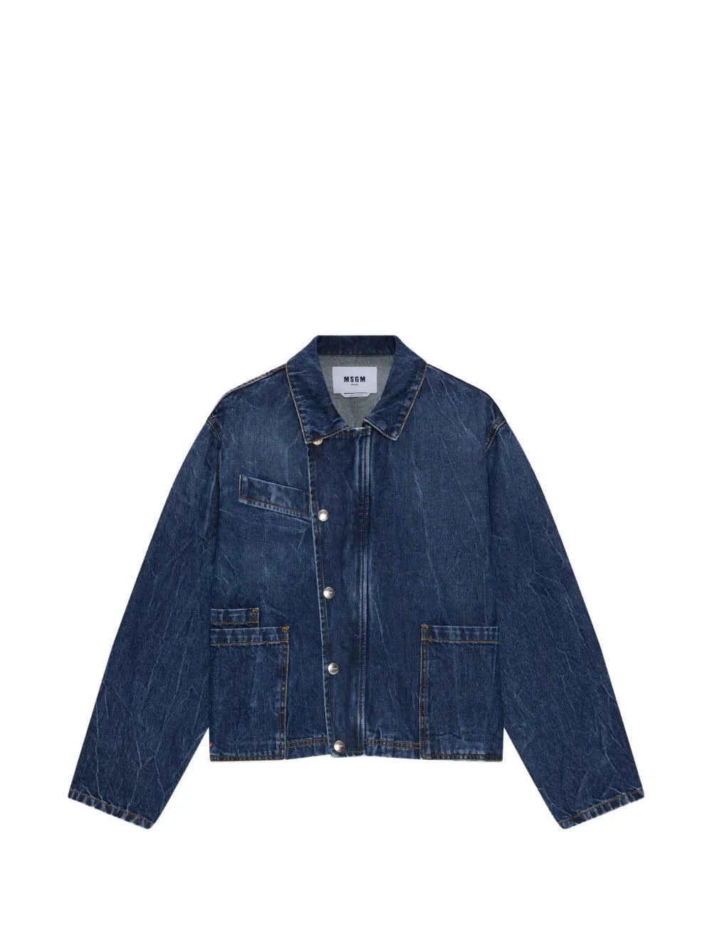 patch-pocket denim jacket
