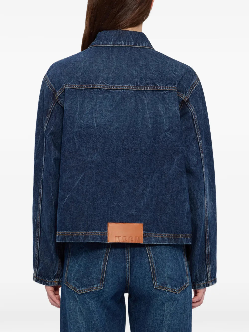 patch-pocket denim jacket
