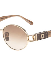 Phoebe oval-frame sunglasses
